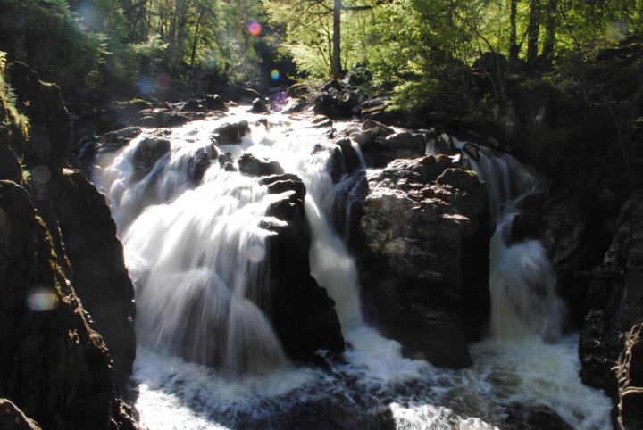 Falls of Braan at the Hermitage, near Dunkeld